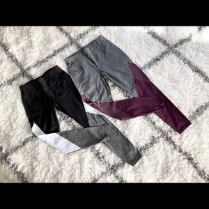 2pair ATHLETIC WORKS YOGA/WORKOUT LEGGINGS